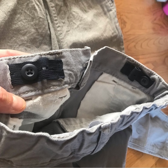 Boys size 8 gray shorts pants lot dress medium old navy Childrens place slim - Picture 5 of 7